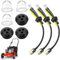 KARELLS 9 Stück Universal Benzinfilter Kit, Benzinschlauch Dichtung, Benzinschlauch Dichtung mit Primer Bulb, Benzinfilter Kit, Benzinfilter Ersatzteile, für Trimmer, Mower