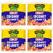 Tropical Sun Crunchy BBQ Peanuts 140g Pack of 4 High Protein Sweet Cocos Flavour Roasted Nuts Vegan Nibble Snack with Welari Thank You Card | (4pack) (560g)