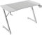 Mars Gaming MGD-X120, Mesa Gaming Ergonómica, Superficie en Fibra de Carbono, Estructura Metálica, Alfombrilla XXL, Soporte Auriculares y Bebida, Gestión Cableado, Escritorio PC 120x60cm, Blanco