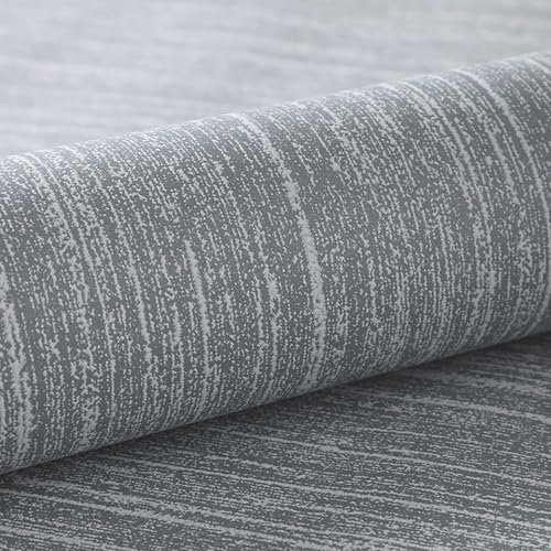 Beswitory Striped Wallpaper Starry Grey Mix Plain Thick Textured Wallpaper Modern 3D Embossed Wallpapers for Bedroom Adults Teenager Living Room Lounge Hallway Hall