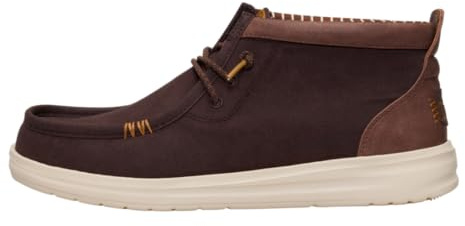 HEYDUDE Herren Wally Mid Gripr Vin Classic, Mole Brown/Downtown Brown, 43 EU