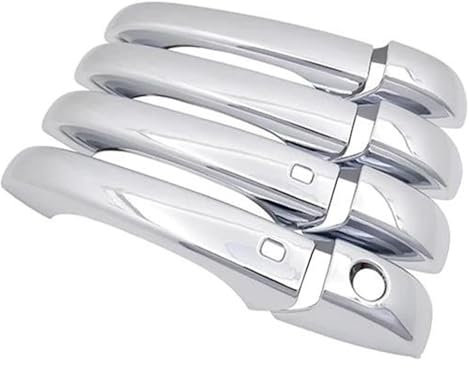 Auto Außentürgriff Verkleidung Für Ram C/V Für Tradesman 2008–2016 Chrom-Türgriffabdeckung Refit(2 Buttons 4 Door)
