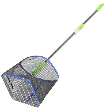GAROZATION Tennisballsammler Tragbar Mit Teleskopstange Für Ballsammlung Dem Spielplatz Aus Edelstahl Materialien Langlebig Und Praktisch Für Tennisspieler