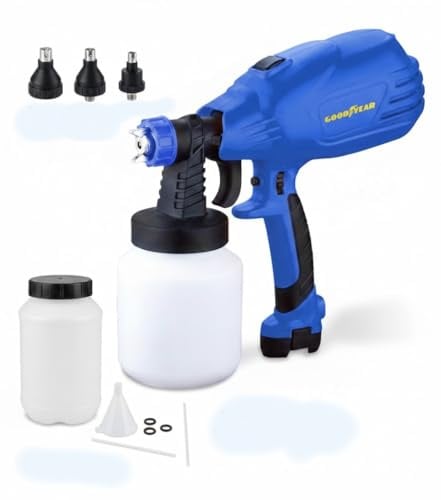 Goodyear - Pistola de Pintura Eléctrica 450W para Paredes Muebles y Barniz