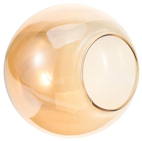 TIKODIDA Kugelförmiger Lampenschirm Aus Glas Ersatzschirm Für Pendelleuchte Dekorativer Glasschirm Für Kleine Hängelampen Und Innenbeleuchtung 15.00 cm