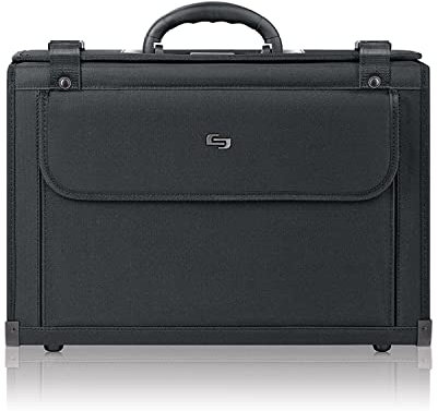 Solo Classic 16 Zoll Laptop-Katalogtasche, Schwarz, Schwarz, Einheitsgröße, Klassischer Katalogkoffer