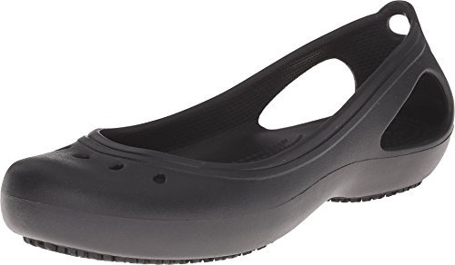 Crocs Kadee Work, Womens Ballet Flats, Black (Black), 2 (34 EU)