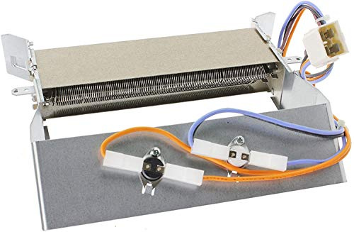 Spares2go Heater Element + Thermostats for Indesit IS70 IS70C ISC70CS IS70CS ISS70 IS70CEX Tumble Dryer (2200W)