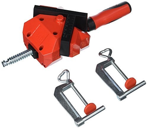 Bessey Tools WS-3+2K 90 Grad Winkelklemme für T-Gelenke und Gehrungsecken
