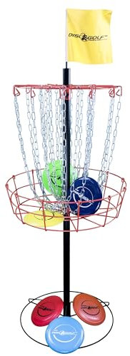 Park & Sun Sports Tragbare Frisbee/Disc Golf Stahl Zieltor mit Korb, PS-DGS-II