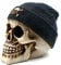 1 x Spardose,Sparschwein,Sparbüchse Skull,Totenkopf mit Fischermütze