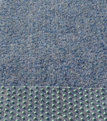 Kunstrasen, Rasenteppich,133/200 /400 cm Breite, blau-grau, (150 x 200 cm)