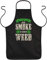 Tini - Shirts Cannabis Motiv Schürze - Kiffer Kochschürze Marihuana : Just Keep Calm And Smoke A Good Weed - Party-Schürze Hanf/Weed/Gras