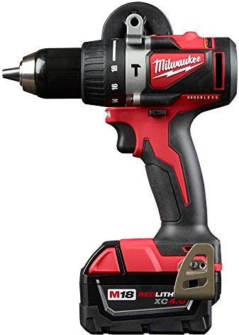 Milwaukee 2997-22CXPO Lithium-Ion Cordless Brushless Hammer Drill/Impact Combo Kit, Red