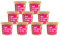 Simplyseedz Apple & Cinnamon Jumbo Oats Porridge Pot. No added sugar, dairy free, Fiber Rich Breakfast with Pumpkin and Sunflower Seeds. Convenient On-the-Go Instant Oats 9 Pack of 60g Pots