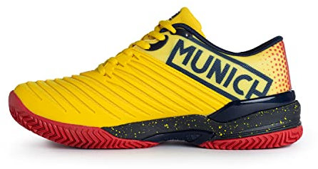 Munich PADX Padel, Zapatillas de Pádel Unisex adulto, Amarillo 23, 41 EU