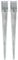 vidaXL - 2x Galvanised Steel Ground Spike Set, Silver Outdoor Soil Spear for Garden Arch, Fence Support, Pre-Drilled, 91cm Height