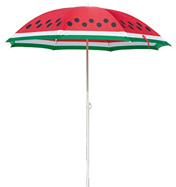 lombardiangelo Sonnenschirm für Strand, Obst, Wassermelone, 1 cm, grün