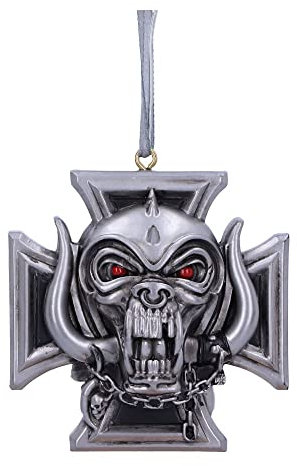 NEMESIS NOW LTD Motorhead Warpig Kreuz-Ornament zum Aufhängen, 6 cm