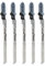 Set of 5 x T101AO Clean Cut Wood Scroll Cutting Jigsaw Blades For Bosch Dewalt