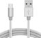 KP TECHNOLOGY Charger For Oppo A17 / Oppo A15 - Nylon Braided Charging Cable [3.3ft/1m] USB A to Micro USB (Micro USB) (SILVER)