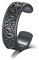 PHNIBIRD Ohrklemme 925 Sterling Silber Celtic Schwarz Unisex Einstellbar Ear Cuff Vintage und vielseitig Weihnachten Geschenke Für Frauen und Männer