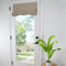 WdFour Door Window Curtains - Privacy French Door Curtains with Blackout Shades for Door Blinds - Thermal Insulated Tie Up Shades for Glass Door Window Covering (30W x 70L, 1 Panel, Mocha)