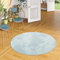 Pergamon Luxus Super Soft Wohnzimmer Kunstfell Teppich Pearl Einfarbig in Rund und Eckig