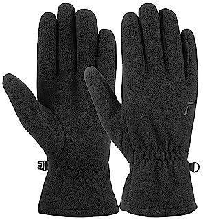 Reusch Magic extra atmungsaktive, weiche und gemütliche Alltagshandschuhe Outdoorhandschuhe Sporthandschuhe Herren und Damen mit bequemen Fleece-Material, schwarz, 6