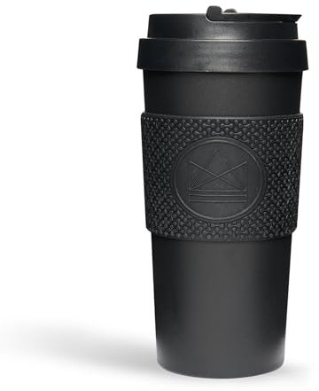 Neon Kactus Travel Coffee Cup | Reusable Coffee Cups with Lids | Coffee Travel Mug | Travel Cup Mug with Lid | Travel Coffee Mug | Travel Mugs for Hot Drinks | Portable Coffee Cup (Rock Star)