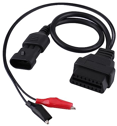 Rankomu 3 Pin auf 16 Pin OBD2 Adapter Stecker Diagnosekabel Für Fiat Alfa Lancia