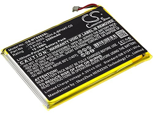 Batteria di ricambio compatibile con Nintendo HDH-001, HDH-002, Switch Lite, Switch Lite NS (3200 mAh/12.16 Wh)