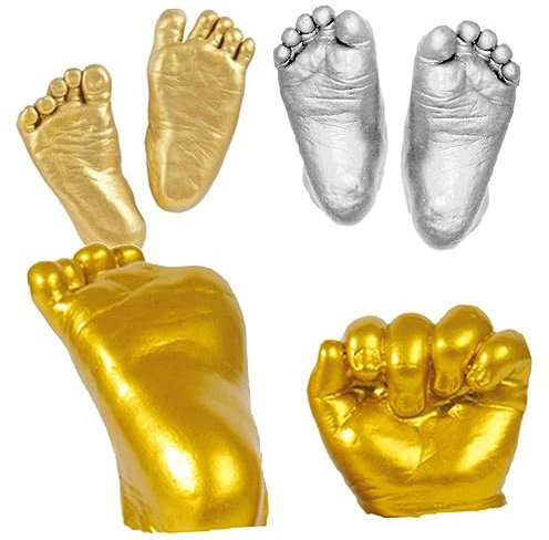 HAPINARY Baby- Andenken- Hand- Casting- Kit Baby-hand- Und Fuß-andenken-kit Gipshandform. Gips- -kit Kinderzimmerdeko Für Mädchen Andenken Geschenk. Babyzimmer Handschnitzen Kleiner Junge
