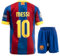 NIHMEX Barcelona Legende #10 Retro Seltenes Fußball Kinder Trikot Shorts Set Jugendgrößen (Blau, 164)