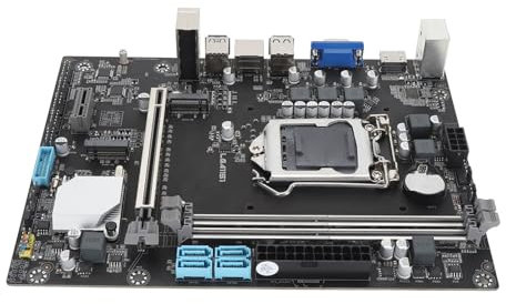 ASHATA Carte Mère B365M K, Carte Mère M ATX, pour Processeur LGA1151 DDR4, Carte Mère PCI Express 16X M.2 NVme NGFF 2280 pour Ordinateurs de Bureau