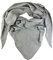 Trachtenland XL Strick Dreieckstuch - Schal 200 x 80 cm | Silbergrau
