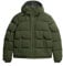 Superdry Herren Kurze Everest Steppjacke mit Kapuze Army Grün L