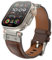 Supore Pelle Cinturino Compatibile con Apple Watch Ultra/Ultra 2 49mm, 26mm Breiti Cinturino con Connettore in Acciaio Inossidabile per iWatch Series 10 46mm 9 8 7 45mm SE 6 5 4 44mm 3 2 1 42mm