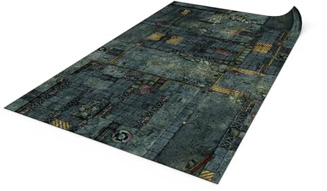 Matte für Wargaming kompatibel mit Bolt Action / Flames of War - 48x72 / 122x183 cm - Gefallene Stadt