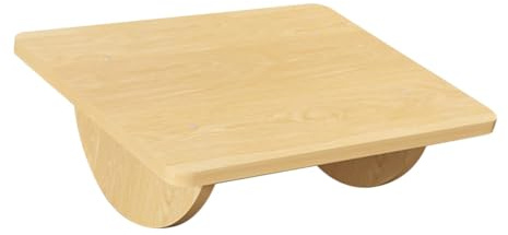 Fußstütze für den Schreibtisch, Hocker mit Fußstütze, neigbar, aus Holz, für Schule, Arbeitsbereich, Wohnzimmer