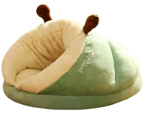 Gvvsjgdbis Small and medium-sized dog and cat plush pet beds, comfortable teddy bear sleeping nests, warm puppy cave houses,