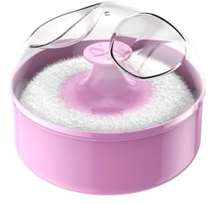 Contenitore Per Polvere Con Piumino, Piumino Per Talco E Scatola Per Piumino, Confezione Speciale Portatile Scatola Per Talco Per, E Bambini, Applicatore Per Polvere Per Il Corpo Morbi