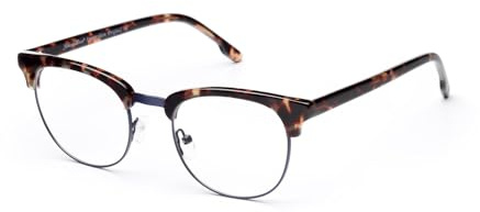 Johnny Loco Brille – Modell William 561 Tortoise matte blue – Unisex-Design aus hochwertigem Acetat und Rostfreiem Stahl