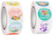 xianshi Osteraufkleber, 1000 Pcs Multicolor Cartoon Osterhase Runde Aufkleber, Ostern, Rolle, Sticker, Indoor, Sammelalbum