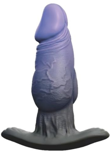 Large Butt Plug Dildo Anal Plug Sex Toyscouples for Couples Giant Wearable Butt Plug Silicone Anal Stretcher Adult Toys for Women Men Advanced Users Sex Toys for Man Butt (Light Blue, M)