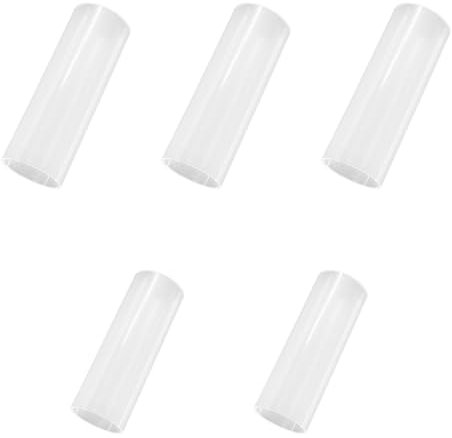 Pitadue 18650 To 21700 Battery Adapter Sleeve For Flashlights ABS Battery Converter Clear And Insulating