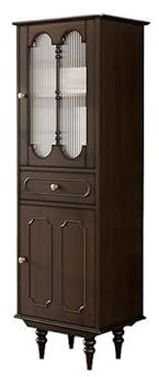 ADERFETBI Weinkeller Retro aus Massivholz, Vitrine, Rotweinregal, Wandregal für Wohnzimmer, Flaschenregal