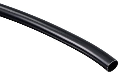 QUARKZMAN Tuyau Cache Cable 6mm ID Tube en PVC Noir pour Gainage de Câbles, 7 M de Manchon pour Gainage de Câbles et Protection des Câbles