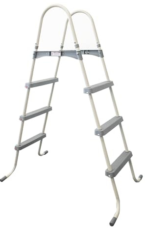 Happy Hot Tubs Above Ground Pool Ladder, 3-Tier Steps, 42-inch Height, 110kg Capacity