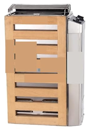 Dampfduschengenerator, Kleiner Saunaofen for den Haushalt, Edelstahl-Heizrohr, interne Steuerung, Dampfofen, Saunaraumausstattung für Badezimmer(N3K/22in)